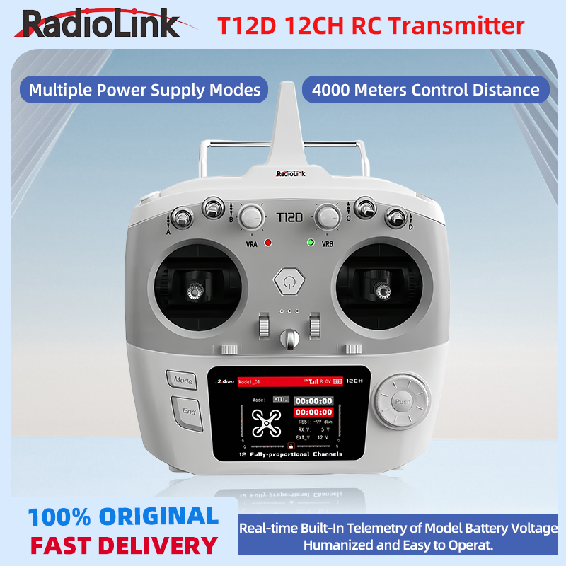 RadioLink T12D 12-Channel 2.4G - Radio Transmitter 2.4Ghz recension och pris