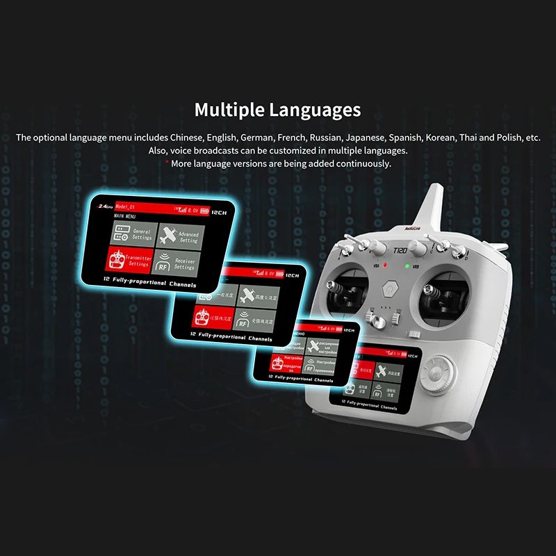 RadioLink T12D 12-Channel 2.4G - Radio Transmitter 2.4Ghz recension och pris