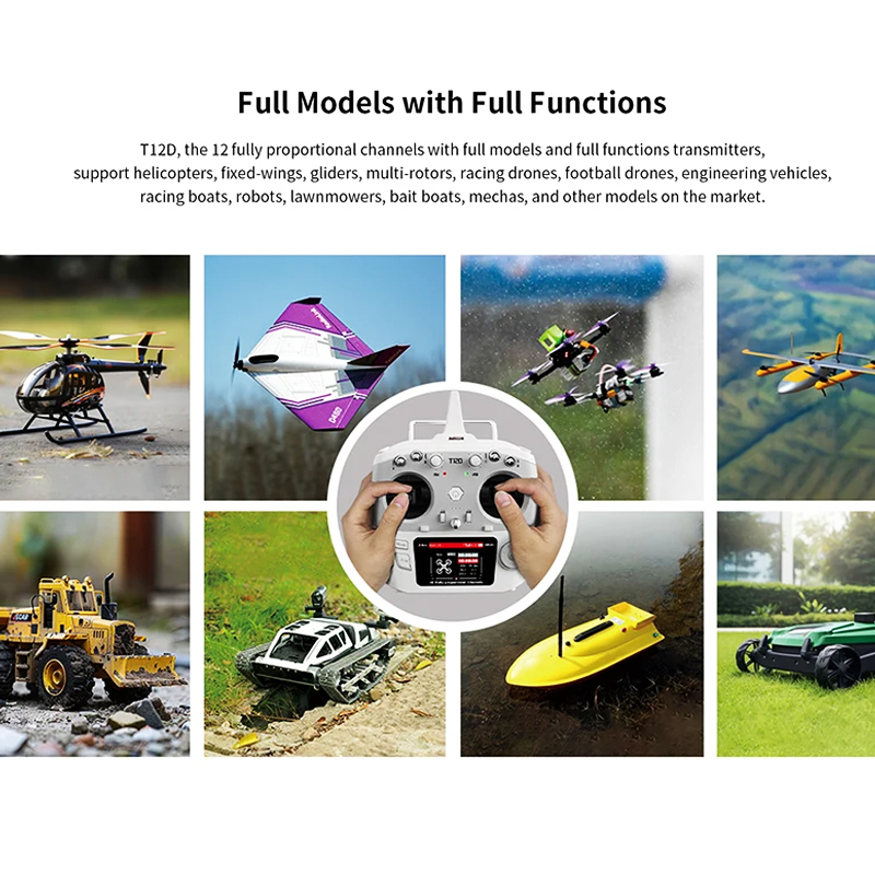 RadioLink T12D 12-Channel 2.4G - Radio Transmitter 2.4Ghz recension och pris