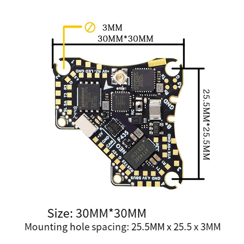 FBIL-F435 NEO 1S AIO Flight Co - 4 In 1 Esc recension och pris