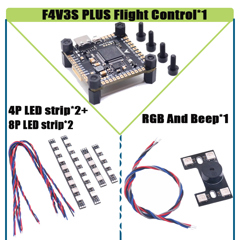 RCtoSky F4V3S PLUS F722 F745 H - F722 Flight Controller recension och pris