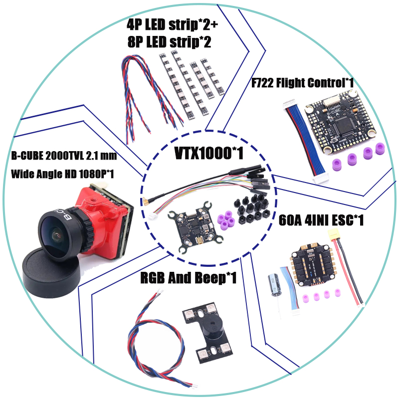 RCtoSky F4V3S PLUS F722 F745 H - F722 Flight Controller recension och pris