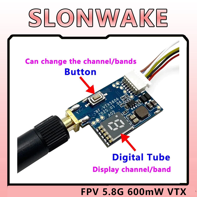 SLONWAKE 5.8G TS5823 PRO Mini  - Analog Fpv Camera recension och pris