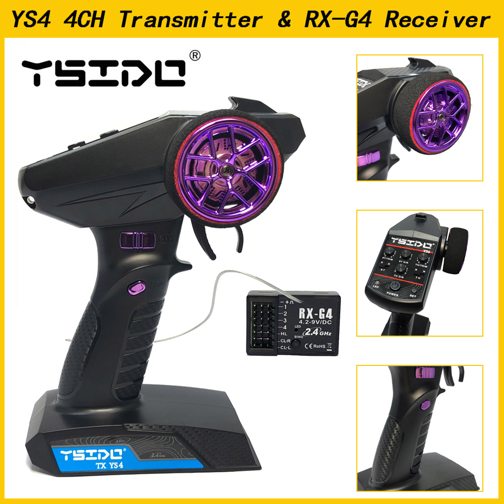 YSIDO YS4 2.4GHz 4CH Radio Sys - Radio Transmitter 2.4Ghz recension och pris