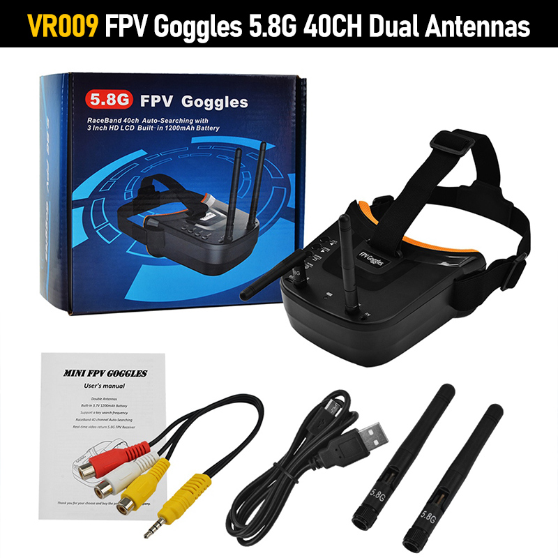 VR009 FPV Goggles 3.0 Inch 480 - Goggles Fpv recension och pris