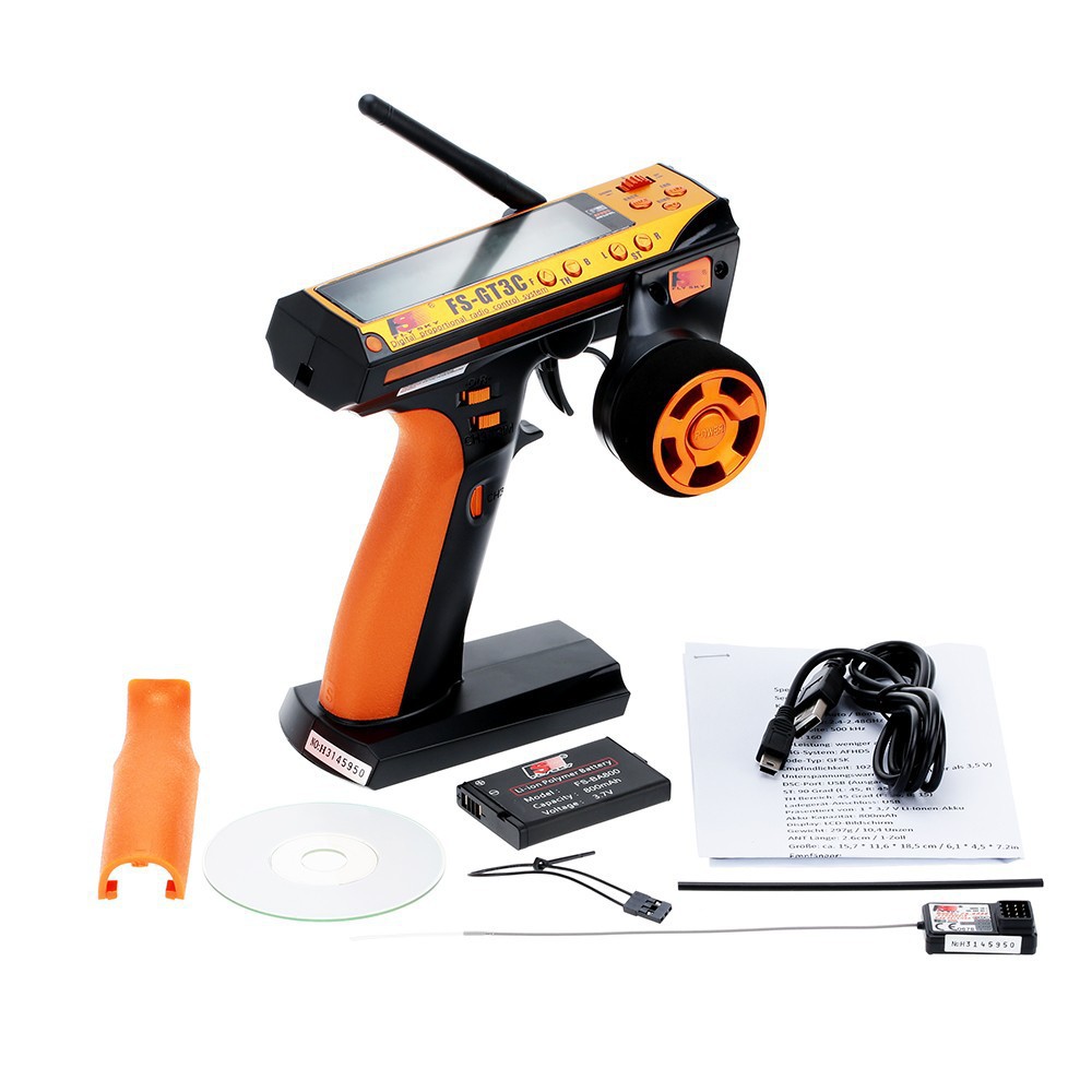 Flysky FS-GT3C 2.4Ghz 3CH Remo - Radio Transmitter 2.4Ghz recension och pris