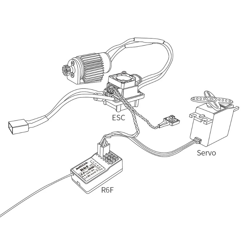 Radiolink R6F Receiver 6 Chann - Radio Transmitter 2.4Ghz recension och pris